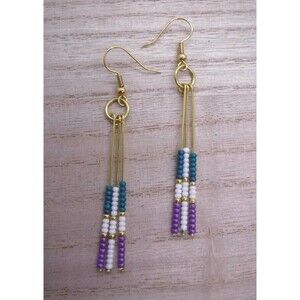 Earrings Long Beaded